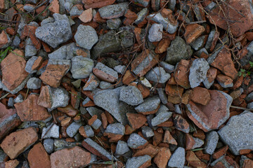 concrete pieces texture