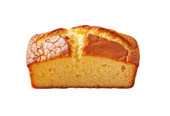Freshly Baked Golden Pound Cake Slice