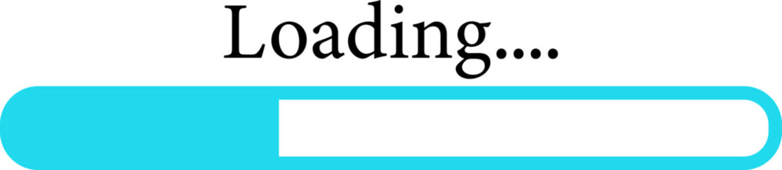 Loading Icon. loading bar, Download progress icon. Collection Loading status. Vector illustration. Uploading and downloading updating sign symbol.Collection loading status bar in different design.