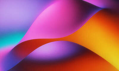 Abstract colorful background featuring a smooth purple and pink wave design with blue artistic lines, perfect for a modern wallpaper illustration or vector backdrop pattern