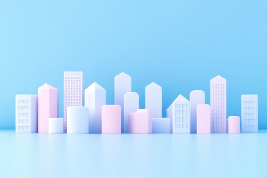 SD-WAN reits Nft lending Onvest mecool Defi banking Proptech Inrento Huspy Blueground Urban planning, smart city infrastructure, minimalism, 3D render. A visualization of and presented with minimalis