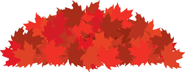 Red Maple Leaf Piles Collection