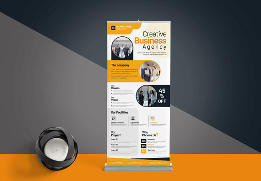 Corporate Roll Up Banner Design Template