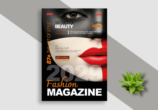 Fashion Magazine Cover