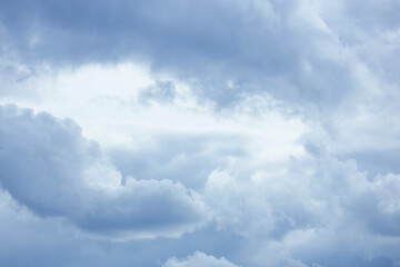 View of sky with beautiful clouds
