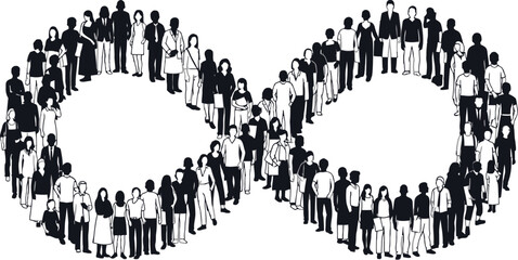 Versatile cmyk and rgb color vector graphic with helvetica and courier fonts for diverse design applications