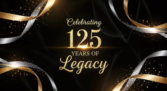 Celebrating 125 Years of Legacy &ndash; A Timeless Journey of Excellence, Honor, and Heritage Illuminated by Silver, Gold, and Sparkling Glory!