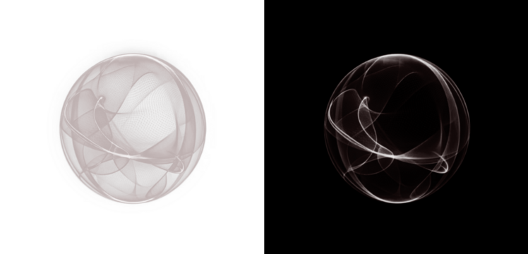 Png Futuristic Neon Sphere PNG with Transparent Overlay on transparent background