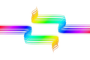 Abstract rainbow colorful lines for your creative project vector