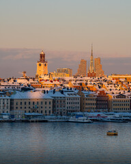 view of the old town of Stockholm