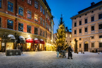 old town square in Stockholm