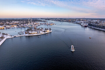 Aerial winter landscape of Stockholm 3