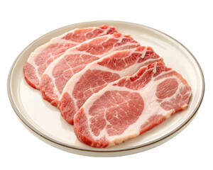 Fototapeta premium raw pork chops