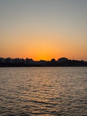 호수의 노을, Lake Sunset