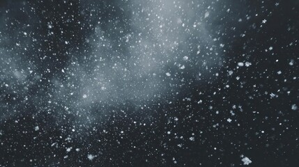 Abstract dark background with shimmering light particles and subtle glowing dust creating a magical and ethereal atmosphere