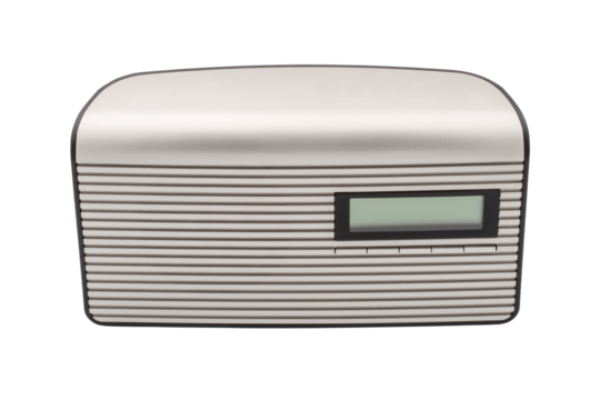 vector illustration of a modern radio
