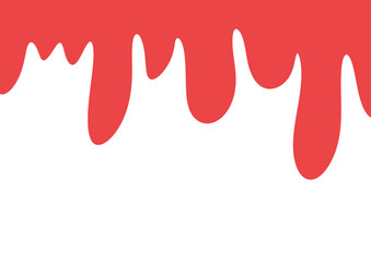 red paint splashes drippping