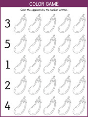 Fun Educational Counting and Coloring Activity Sheet