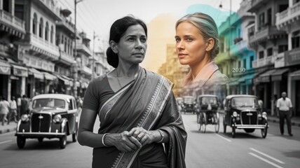 Indian Dreams: 1960s Woman Meets 2030 Reality