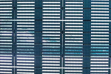 Abstract background of metal structures for displaying information.