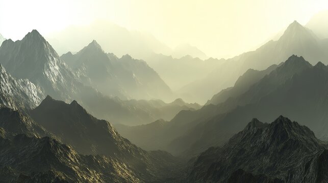 Scientific visualization of sound wave propagation, light-caustic bands showing air vibration in canyon, educational illustration material