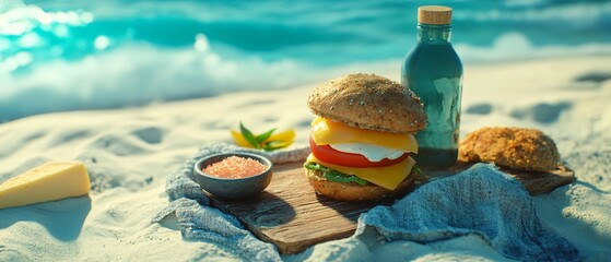 Gourmet Sandwich and Cheese Platter Presentation