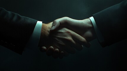 Finalizing a deal with a virtual handshake