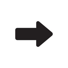 Right Direction Arrow Icon – Traffic Road Sign Vector