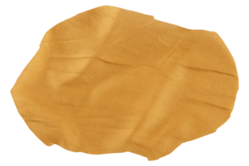 Fabric speech bubble isolated, circular textile design element for text overlay, craft background with organic handmade cloth texture for creative projects