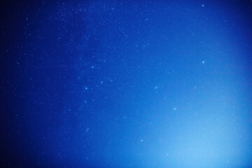 Milky way stars and constellations with a galaxy background photographed from a dark countryside...