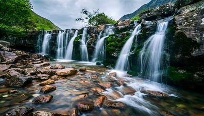 Mossy Granite Waterfall — Silky Flow