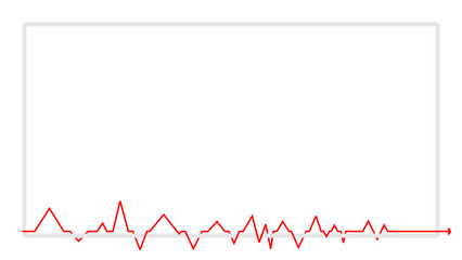Frame with transparent background and Minimal Signal Detection Over Baseline