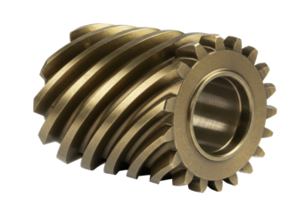 Isolated helical gear and spur gear assembly, mechanical engineering, engineering concept
