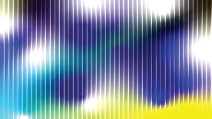 Gradient glass ripple pattern in teal and navy tones, smooth luminous blur, vertical reeded distortion, futuristic wave reflection design.