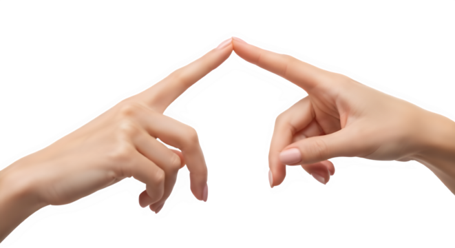 two hands forming a heart