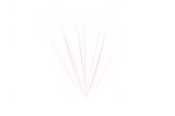 Abstract light beams radiating from a point, glowing pink and white effect, starburst or flare element