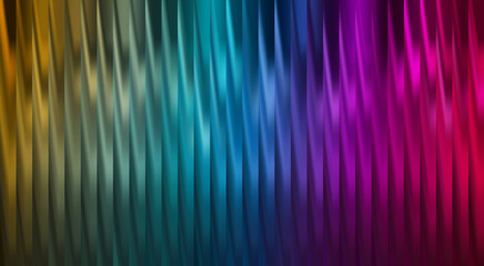 Vibrant abstract background with rainbow hues in a rhythmic pattern, creating a striking visual