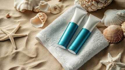 Basking on a tranquil coastal backdrop