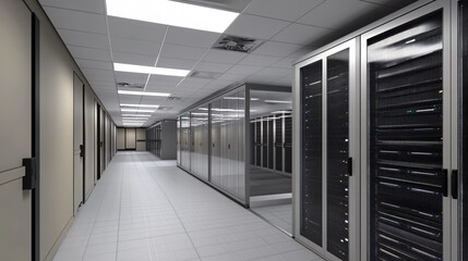 Centralized Data Storage Center in Server Room