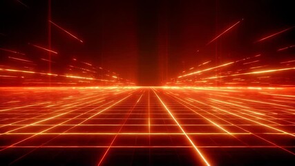 Digital data network lines moving at speed - Powered by Adobe