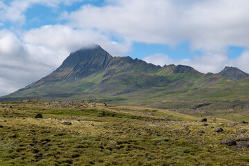 Fototapeta premium mountains and landscape in Iceland