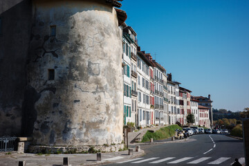 old town street, Bayonne, France, Basque