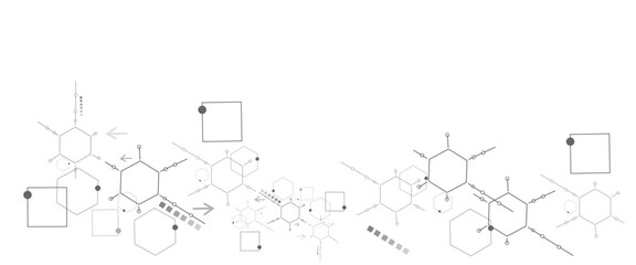 Vectors abstract futuristic technology background. Vector science and technology concept.