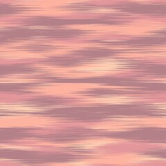 Obraz premium Modern Ikat Autumn Horizon: Horizontal Streaked Texture in Peach, Mauve, and Pink with Sunset Motion