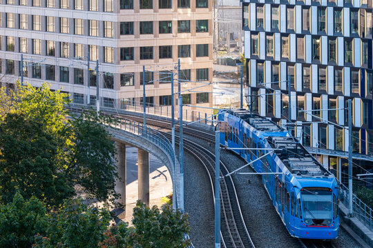 Wide Stockholm metro infrastructure showing architectural perspective of subway transport system and urban mobility commute across a functional Scandinavian city