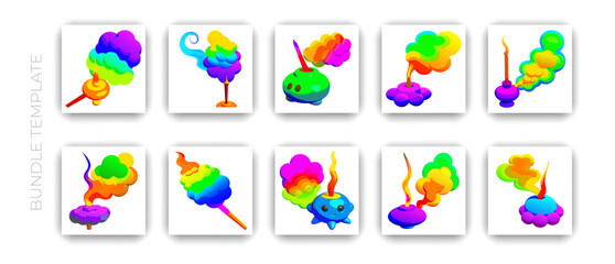 Abstract Geometric Pattern Set