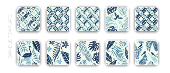 Abstract Geometric Pattern Set