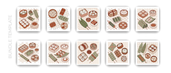 Abstract Geometric Pattern Set