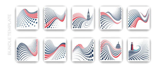 Abstract Geometric Pattern Set