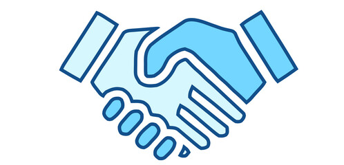 Business Handshake Icon: Partnership, Agreement, and Collaboration Symbol